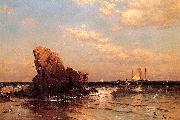 Alfred Thompson Bricher By the Shore Spain oil painting artist